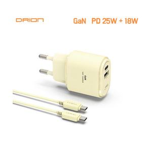 서아컴퍼니 드리온 PPS 25W + PD 18W 초고속충전기 C to C C to USB