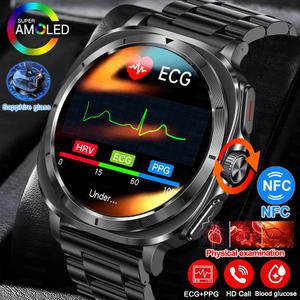 갤럭시 워치 7 스마트 혈당 혈압 ECG 스마트워치 NFC 지질 블루투스 통화 시계