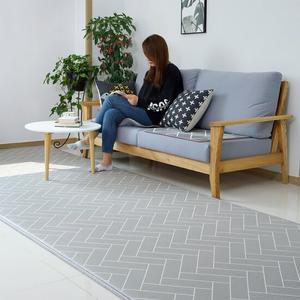 삼바텍 말랑말랑 PVC 놀이방매트 17T [헤링본 그레이] 140 X 500cm