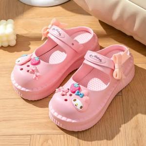 큐티 페이스 샌들 240mm 여름신발 아동 어린이 슬리퍼 초등학생 키즈 여아 유아