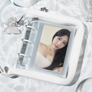 이프베어 3공 미니 포카 바인더 포토카드 바인더 투명 지퍼 앨범