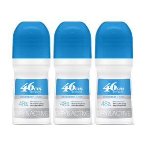온더바디 46cm 롤온 데오드란트 라이트향 75ml, 3개