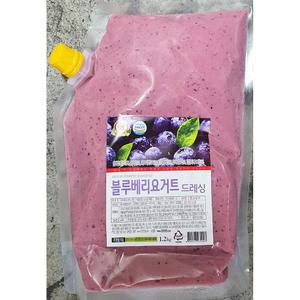 텃밭 블루베리 요거트 드레싱 1.2Kg X8 샐러드소스 야채 요드레싱 과일요