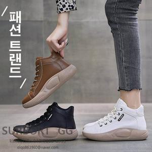 여자 잉글리시 워커 부츠 키높이 컴포트 여자구두 구두 4cm