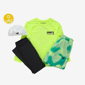 [롯데백화점]뉴발란스 [3PCS] Splash_AOP 티셔츠형 래쉬가드 (NK9RF3701U)
