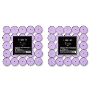 코코도르 향초 티라이트 프로포즈 초 라벤더 25P 2개 BNS
