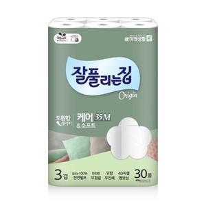 잘풀리는집 케어소프트 3겹 화장지 (35M*30롤)