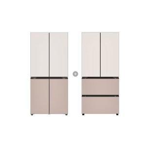 [LG] 디오스 오브제 냉장고 Fit & Max +오브제 김치냉장고 Fit & Max R984GGA012 토프 아몬트