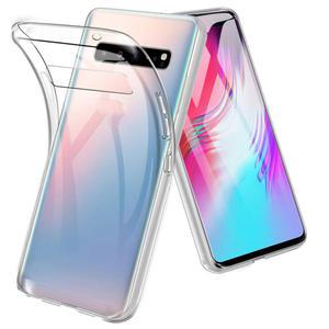 삼성 갤럭시 S10 5G E S10E 뒷면 투명 실리콘 S105G 대한 케이스 라이트 소프트 얇은 S10Plus TPU 전화 플러스 크리스탈 클리어 커버에
