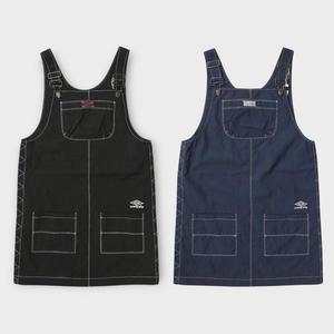 [엄브로] 2025 UQ222COP59/크리스피 타슬란 우먼스 오버롤 원피스/BLK0(블랙),TNY0(네