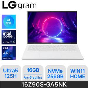 [최.종.1.3.5.만] LG 그램16 / 16Z90S-GA5NK - RAM 16GB / SSD 256GB / WIN11H / 오피스밸류팩 증.정 / ND