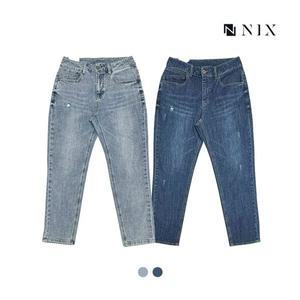 닉스 NIX 남 구제 테이퍼드핏 데님 팬츠 FNBRDDT130P