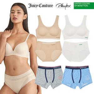 [30%+T11%+묶음]이지웨어&언더웨어 플레이텍스/베네통 외 클리어런스 ~80%OFF 반팔/브라/팬티/드로즈