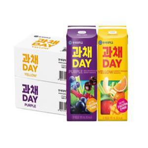 [최종 19,650]연세 과채데이 퍼플+옐로우 190mlx48