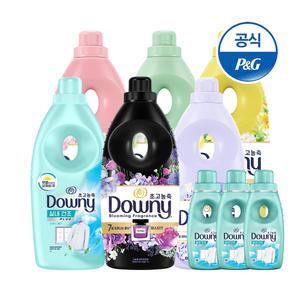[25%쿠폰+T11%+1천원적립] 다우니 초고농축 섬유유연제 1L 6개 모음 + 200ml 3개 +CU3천원
