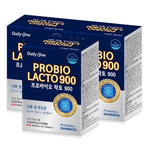 데일리원 프로바이오락토 900 유산균 보장균 100억 CFU 550mg X 60캡슐 3통