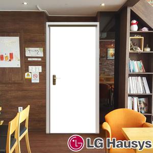 LG현관문시트지 밀크화이트(DES86)_ 현관문방문도어전