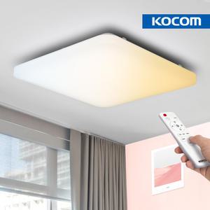 [삼성칩ㅣ국산ㅣa/s보장] 코콤 아라 리모컨 LED 방등 55W 밝기조절 색상변환 안방조명