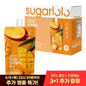[인테이크] 슈가로로 무설탕 맛있는 곤약젤리 망고 150g*10팩