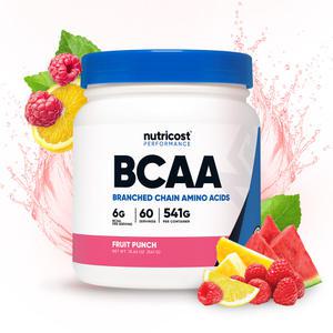 뉴트리코스트 맛있는 BCAA 필수 아미노산 류신 이소류신 발린 헬스보충제 후르츠펀치맛, 60회분