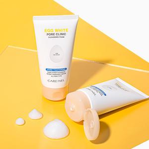 까레넬 달걀 난각막 피지 모공 클렌징 폼 150ml 촉촉한 에그거품으로 저자극 딥 클렌징