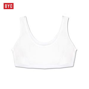 BYC (JB32) 면 주니어 브라 탑 1단계 초등학생 속옷 여아 스포츠브라