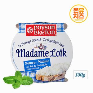 온유치즈 페이장브레통 마담로익 크림치즈 플레인150g