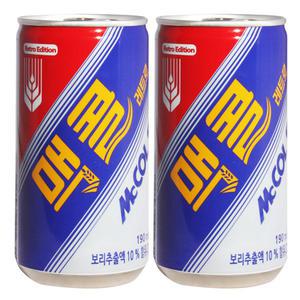 맥콜 190ml x 90캔 / 탄산음료 캔음료 보리음료