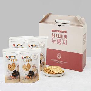 삼시세끼 누룽지 선물세트(120gX4팩) 잡곡 현미 찹쌀 국수
