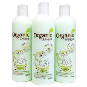 오가닉 고양이샴푸 단모용 500ml x 3통