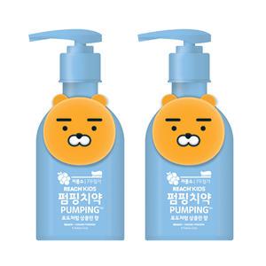 리치 키즈 피규어 펌핑치약, 라이언, 160g, 2개