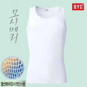 [BYC]옆선매쉬망사원단사용모시민소매런닝5종ECS0005