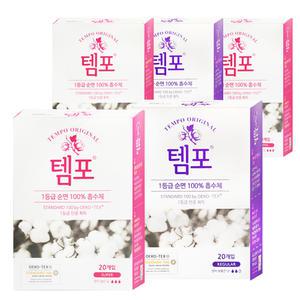 동아제약 체내형생리대 탐폰 슈퍼 레귤러 60P 80P 100P 템포