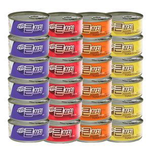더큰참치 대용량 고양이캔 160g x 24개