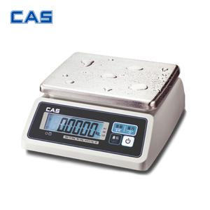 카스 방수 전자 저울 SWII-CW LCD 건전지타입 계량 계수 수산시장