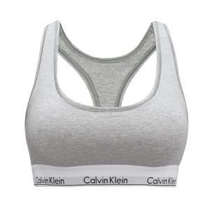 CK 캘빈클라인 모던 코튼 AF 레이서백 노패드 브라렛 여성 언더웨어 브라 그레이 F3785-020