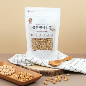 찌고 열풍으로 볶은 병아리콩 250g 구운 콩과자 건강 간식