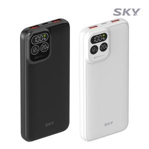 스카이 필 22.5W 고속 충전 LCD잔량표시 10000mAh 보조배터리 USB C타입 P10