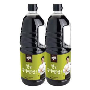 백종원 만능 장아찌 간장소스 1.8L x 4
