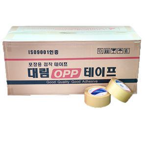 대림 박스테이프 중포장용 50개(1box) 50M 80M OPP테이프 선택 해 주세요