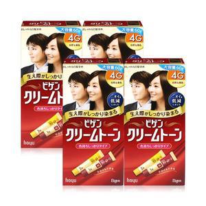 [기타]비겐크림톤 염색약 대용량 60g 염모제 자연밤색 4G x 4개
