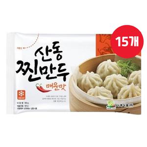 산동 매운 찐만두 180g x 15개 산동만두 딤섬
