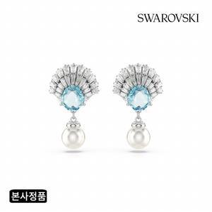 [/본사정품] Idyllia 쉘 블루 로듐 드롭 귀걸이 5680301