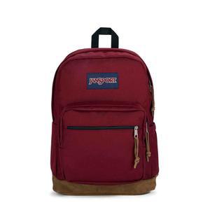 잔스포츠 JanSport 백팩  Right Pack - 직장 또는 노트북 가죽 러셋 레드