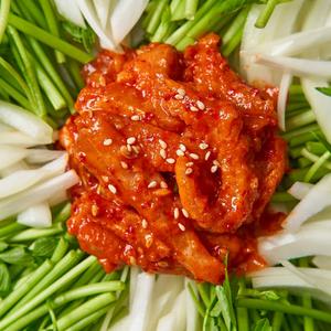 새콤달콤 특제 소스 입은 삭히지 않은 홍어무침, 1kg, 1팩