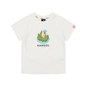 [캉골키즈](강남점)컴브리아 마운틴 빅 그래픽 티 QB 0409 오프 화이트