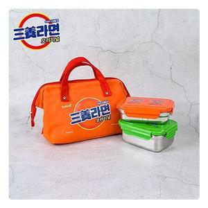 삼양라면 피크닉 가방스텐도시락 2단세트