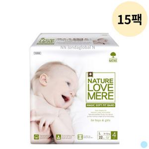 네이쳐러브메레 매직소프트 밴드 기저귀 대형 22p15팩