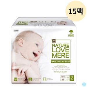 네이쳐러브메레 매직소프트 밴드 기저귀 소형 26p15팩