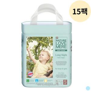 네이쳐러브메레 롱나이트 팬티 기저귀 특대 20p 15팩